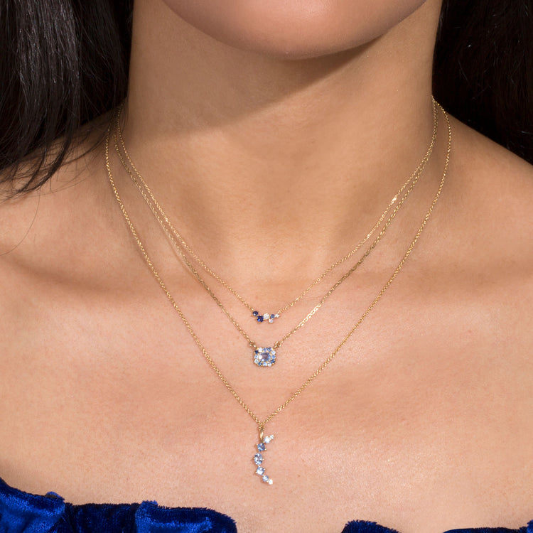 Out Of The Blue Diamond Necklace