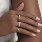 Image of 14K Yellow Gold Oval Opulence Diamond Ring with Stone and Strand Rings