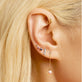 Pave Diamond Bar Studs