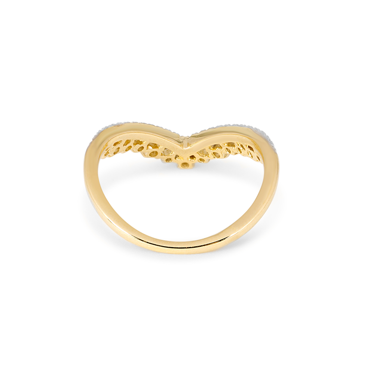 Pave Diamond Curve Band