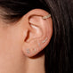Pave Diamond Curve Studs