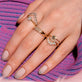 Pave Diamond Disc Ring