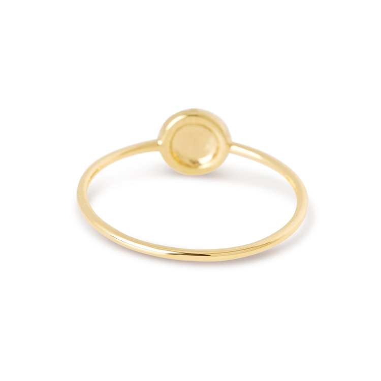 Pave Diamond Disc Ring