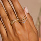 Pave Diamond Disc Ring