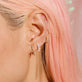 Pave Diamond Hook Earrings