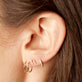 Pave Diamond Initial Stud