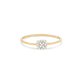 Pave Diamond Squared Ring