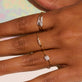 Pave Diamond Squared Ring