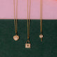 Pave Topaz Key Pendant