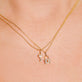 Pave Topaz Lock Pendant
