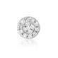 Pave Diamond Coin Studs