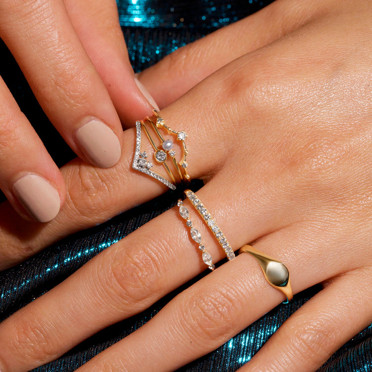 Pearl and Diamond Band