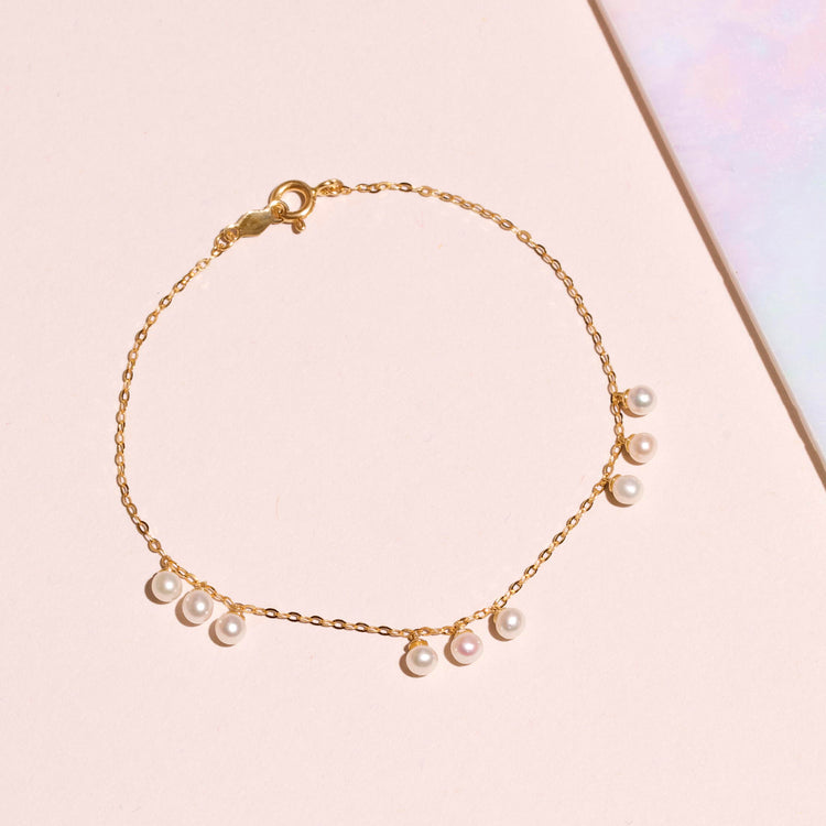 Pearly Charm Bracelet