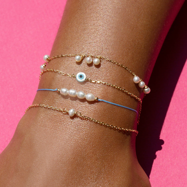 Pearly Charm Bracelet