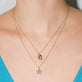 Personalized Oval Diamond Necklace