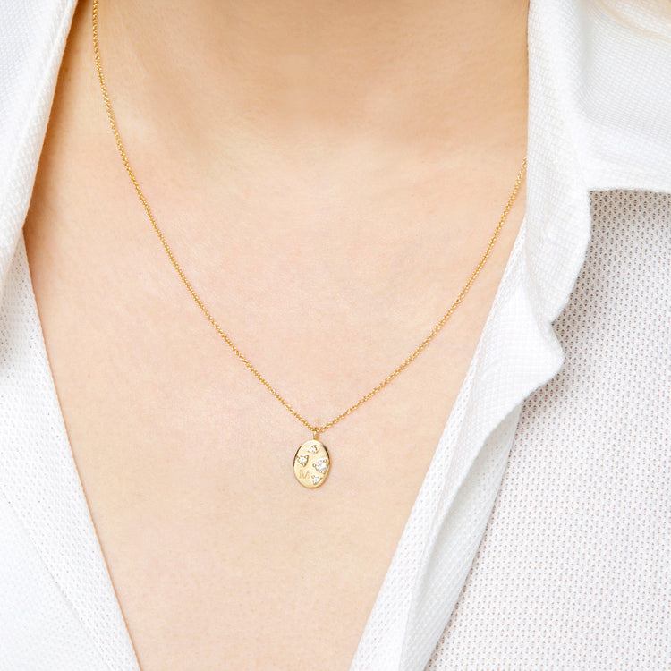 Personalized Gold Necklace with Handwritten Engraving – ethanlord