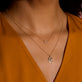 Personalized Oval Diamond Necklace