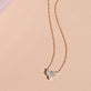 Stone and Strand 10K Yellow Gold Piece Of My Heart Diamond Necklace Editorial Image