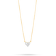 Stone and Strand 10K Yellow Gold Piece Of My Heart Diamond Necklace Front Image