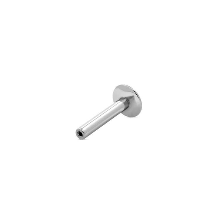 Stone and Strand Titanium Threadless Push Pin Flat Back Front Image