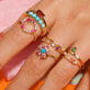 Pink Tourmaline and Diamond Ring