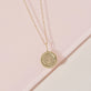 Pleated Pendant Necklace