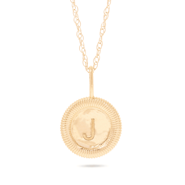 Pleated Pendant Necklace