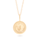 Pleated Pendant Necklace