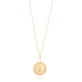 Pleated Pendant Necklace