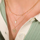 Pleated Pendant Necklace