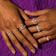 Pave Diamond Curve Band