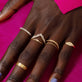 Pave Diamond Curve Band