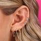 Pave Diamond Initial Stud