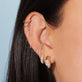 Medium Pave Diamond Suspender Earring