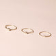 Tiny Princess Diamond Ring