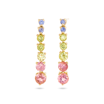 Rainbow Bright Drop Earrings – STONE AND STRAND