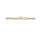 Stone and Strand 10K Yellow Gold Rainbow Bright Tennis Gemstone Bracelet Front Image