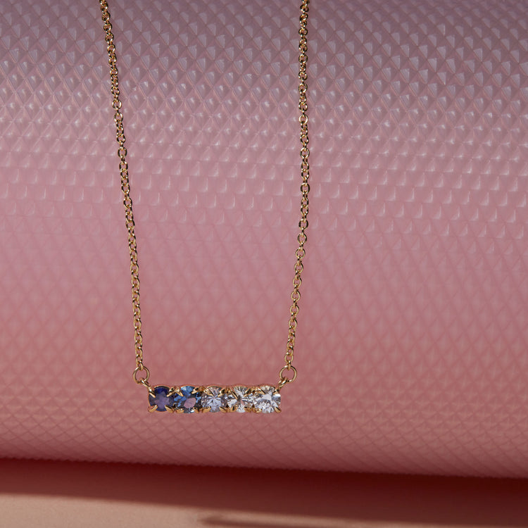 Raise The Bar Le Bleu Necklace