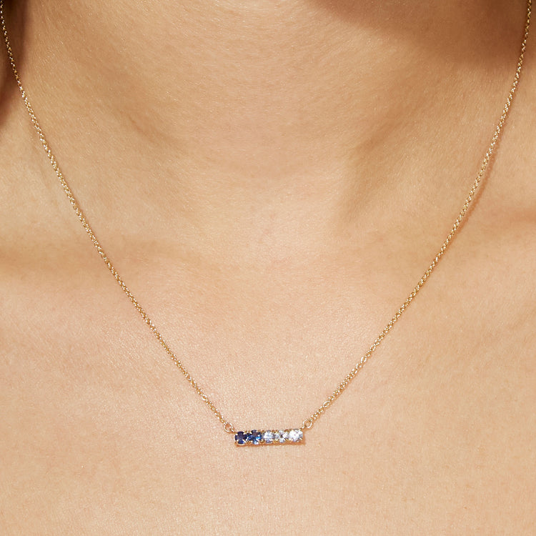 Raise The Bar Le Bleu Necklace