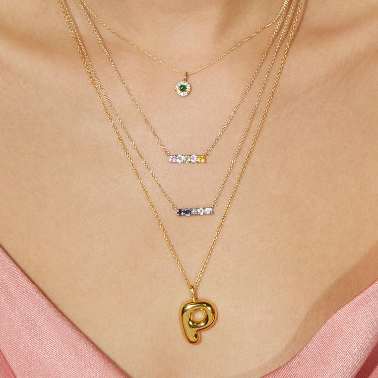 Raise The Bar Le Bleu Necklace
