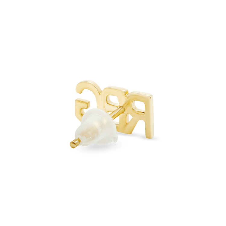 Stone and Strand 14K Yellow Gold RBG Earring Rear Image