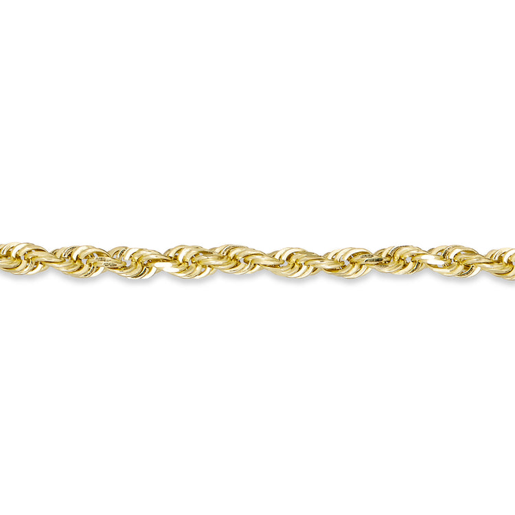 Stone and Strand 10K Yellow Gold Roped Off Necklace Chain Detail Image