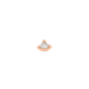Rose Gold Fan Diamond Stud