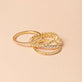 Rose Gold Fine Pave White Diamond Band
