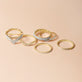 Rose Gold Fine Pave White Diamond Band