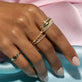 Rose Gold Mini Pinky Signet Ring