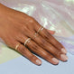 Rose Gold Mini Pinky Signet Ring