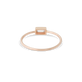 Rose Gold Small Baguette Diamond Ring