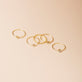 Rose Gold Small Round Diamond Ring