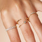 Rose Gold Small Round Diamond Ring
